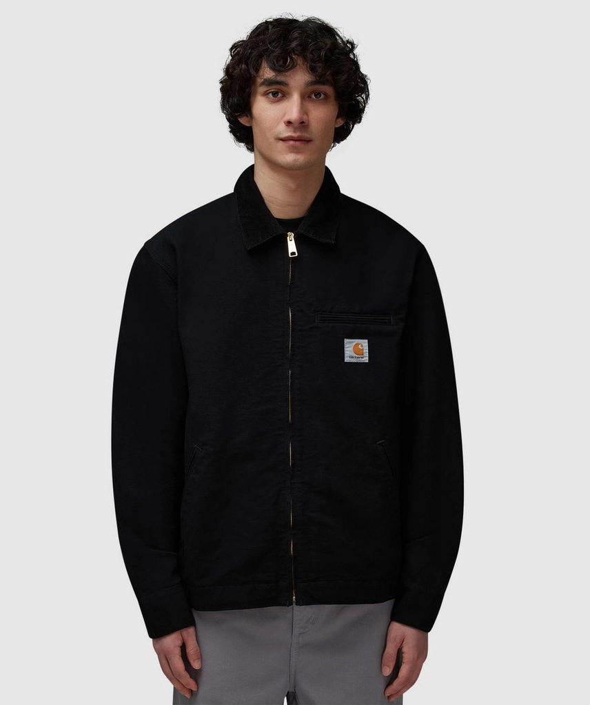 Carhartt WIP Detroit Jacket (Black / Black Rinsed - L) - Size L